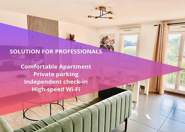 Btobed - Location Professionnelle - Appartement 4 Personnes Parking Gratuit - Proche Parc Des Expositions Et Aeroport Cdg